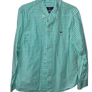 🐳 Vineyard Vines Whale Shirt Button Down Boys Size 7 Great Preloved Condition